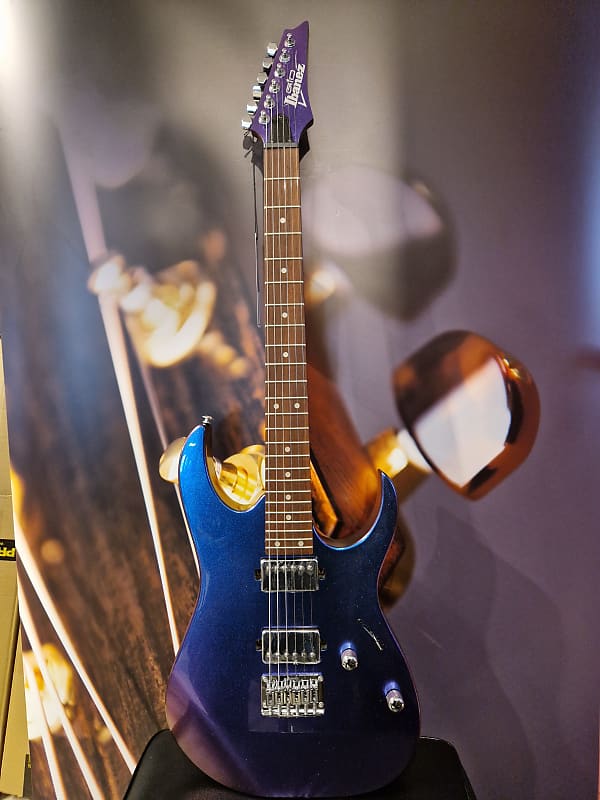 IBANEZ GRG121SP-BMC ちょいカスタム Ibanez GRG121SP-BMC E-Guitar, Blue Metal Chameleon | Reverb