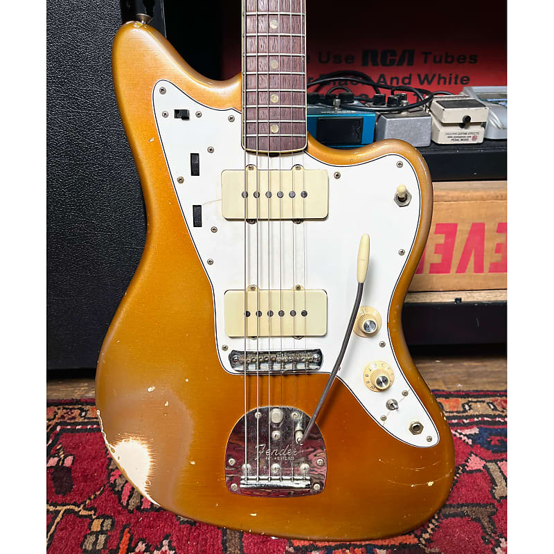 Firemist Gold 1966 Fender Jazzmaster w OHSC