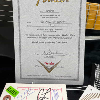 Fender Custom Shop '51 Reissue Nocaster Relic image 3