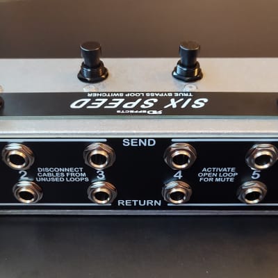 SIX SPEED True Bypass Loop Switcher (RD Effects) image 4