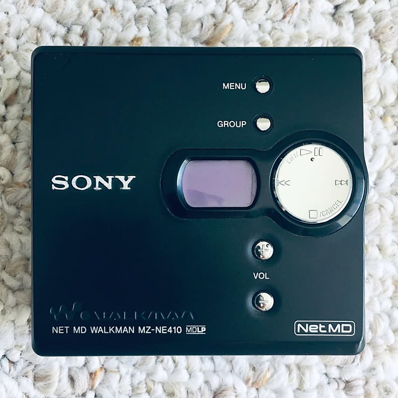 Sony MZNE410 Walkman MiniDisc Player, Excellent Gun Grey ! Reverb