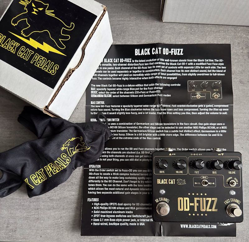 Black Cat OD - Fuzz | Reverb