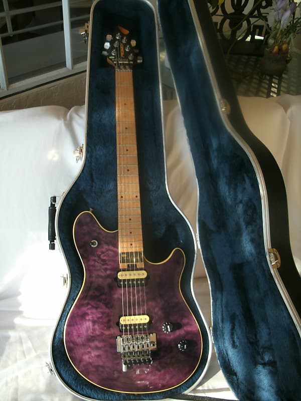 Peavey Evh Wolfgang 1997 Purple Quilt Reverb 7413