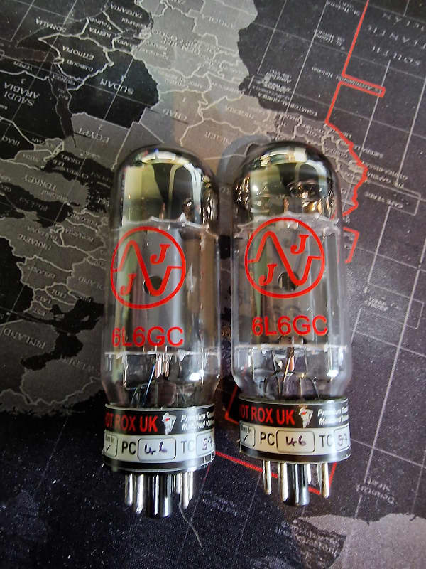 JJ 6l6GC Power Amp Tubes Valves Guitar Amplifier Reverb UK