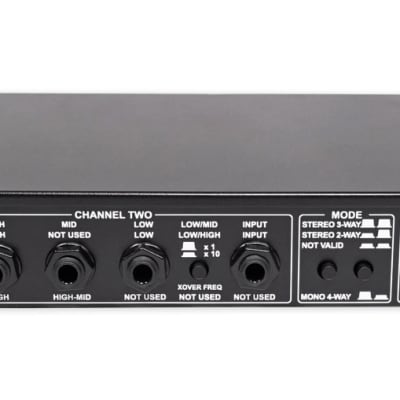 DBX 234S Stereo 2/3 Way/Mono 4-Way Professional Crossover, Rack Mount, 2 Channel image 4