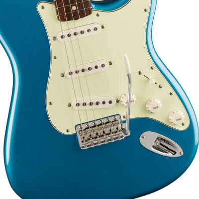 Fender Vintera II 60s Stratocaster Electric Guitar. Rosewood Fingerboard, Lake Placid Blue image 4