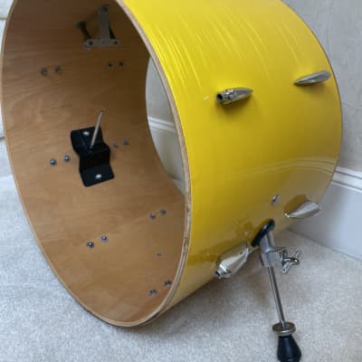 Sonor Tear Drop 20” x 14” Bass Drum 70s Yellow Gelb image 4