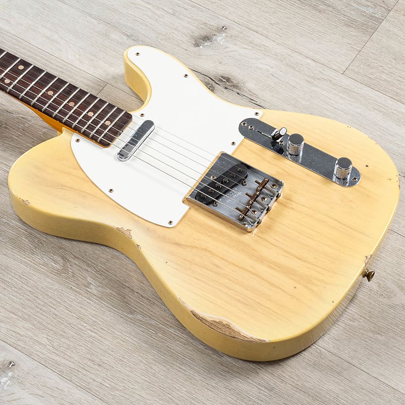 Fender 1960 Telecaster Relic Guitar, Rosewood Fingerboard, Natural Blonde image 1