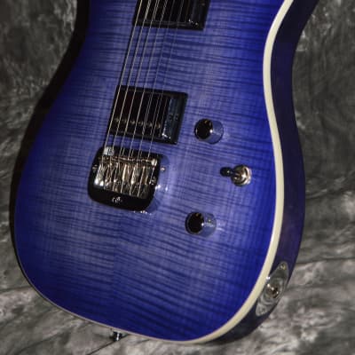 2022 G&L - Tribute ASAT Deluxe Flame Top - Blueburst image 2