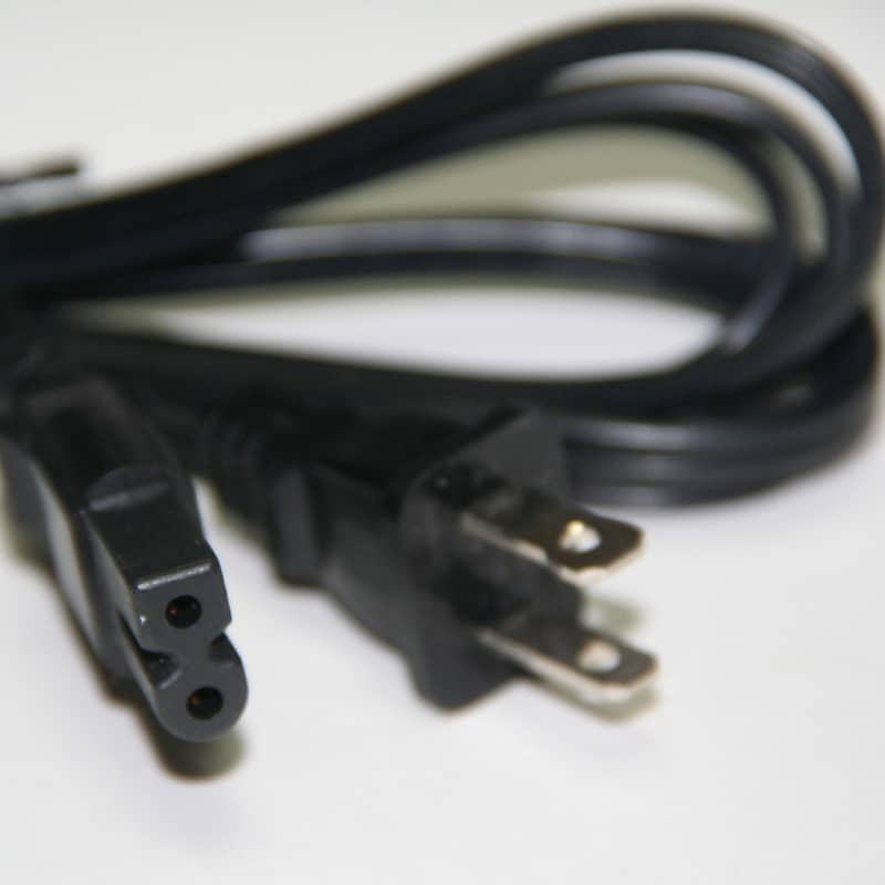 Polarized Power cord replacement fits Stanton STR8- series turntables, etc image 1