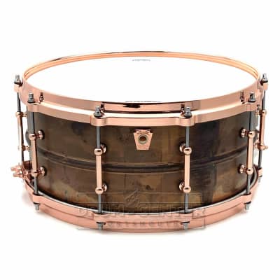 Ludwig Copper Phonic Natural Snare Drum 14x6.5 w/Copper Hardware image 1