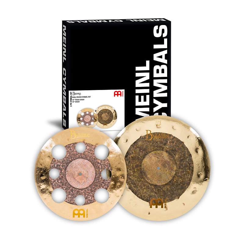 Meinl Cymbals Byzance Dual Crash Set B16DUTRC/B18DUC | Reverb