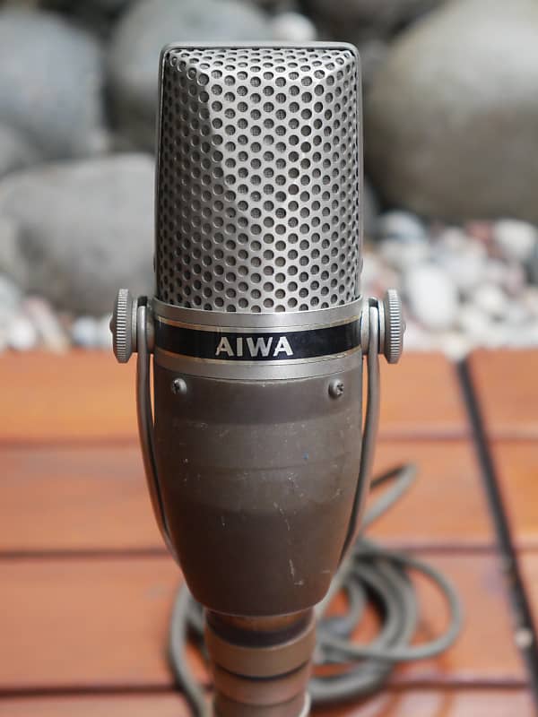 Vintage Aiwa VM-20A VM20A Bidirectional Ribbon Microphone with