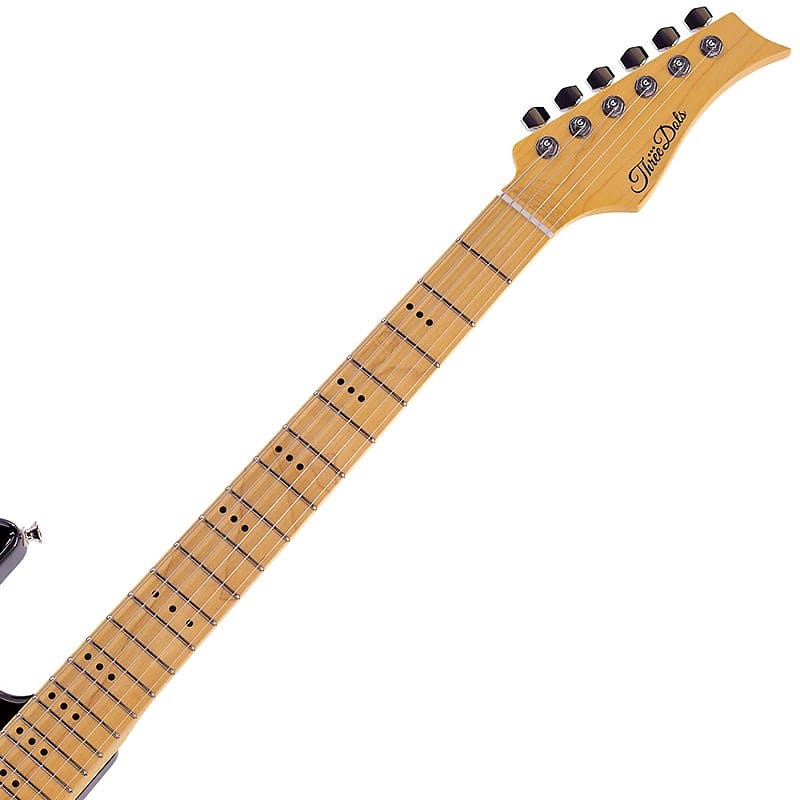 Three Dots Guitars S Model (3 Tone Burst/Maple) [S/N T068