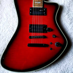 FERNANDES VERTIGO レッドエレキギター Fernandes Vertigo Elite Electric Guitar - Wine Red Satin