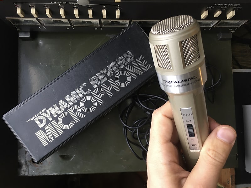 Realistic Reverb Microphone 1980s | Reverb
