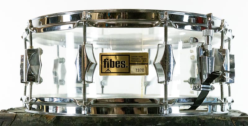 1970s Fibes 5.5x14 Crystallite Snare Drum | Reverb