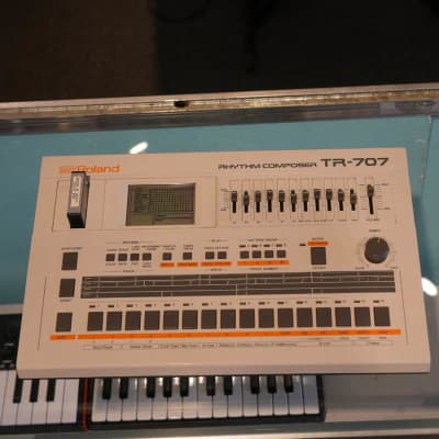 Roland TR-707 Rhythm Composer Drum Machine HKA Modified w/Tapes (80s) - Used
