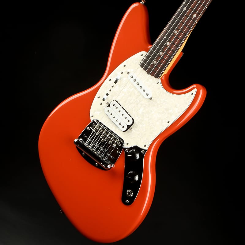 Fender - Kurt Cobain Jag-Stang - Fiesta Red - Electric Guitar with Gig Bag/NOS image 1