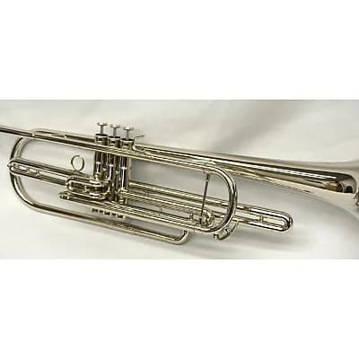 Schiller American Heritage Bass Trumpet Nickel Plated image 1
