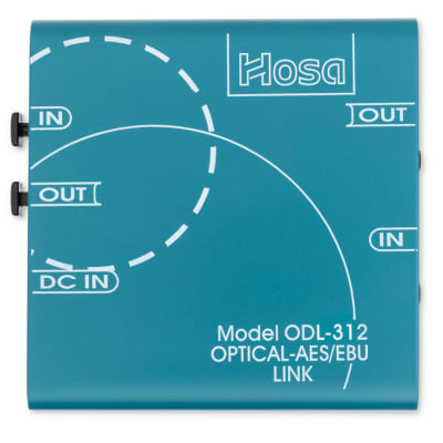 HOSA ODL-312 Digital Audio Interface (S/PDIF Optical to AES/EBU) image 1