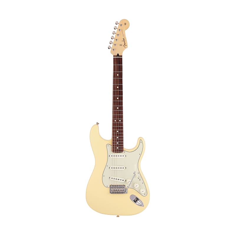 PREORDER] Fender Japan Junior Collection Stratocaster Electric Guitar, RW  FB, Satin Vintage White | Reverb