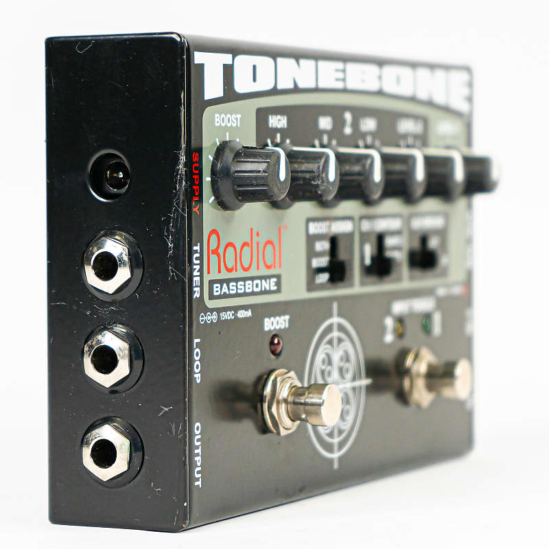 Radial Tonebone Bassbone Balanced XLR DI Pedal with Power Supply