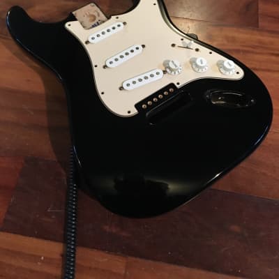 Genuine Fender Black Stratocaster Standard Strat Alder Body 2 1/16" image 7