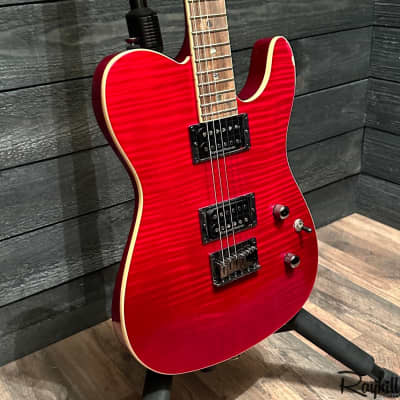 Fender Special Edition Custom Telecaster FMT HH Red Electric Guitar image 2