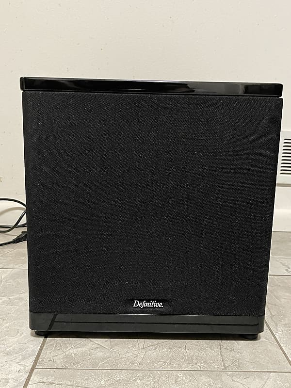 Definitive Technology SuperCube II Powered Subwoofer Black Reverb