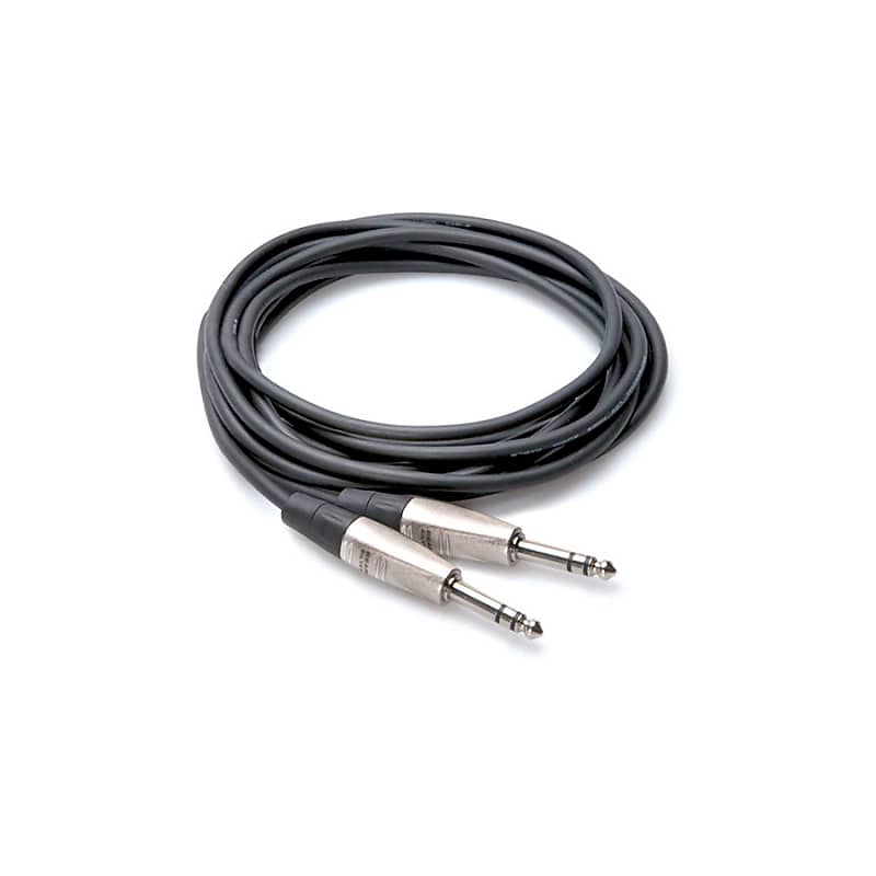 Hosa HSS-030 30 Ft. Balanced 1/4 inch TRS Male to 1/4 inch TRS Male Audio image 1
