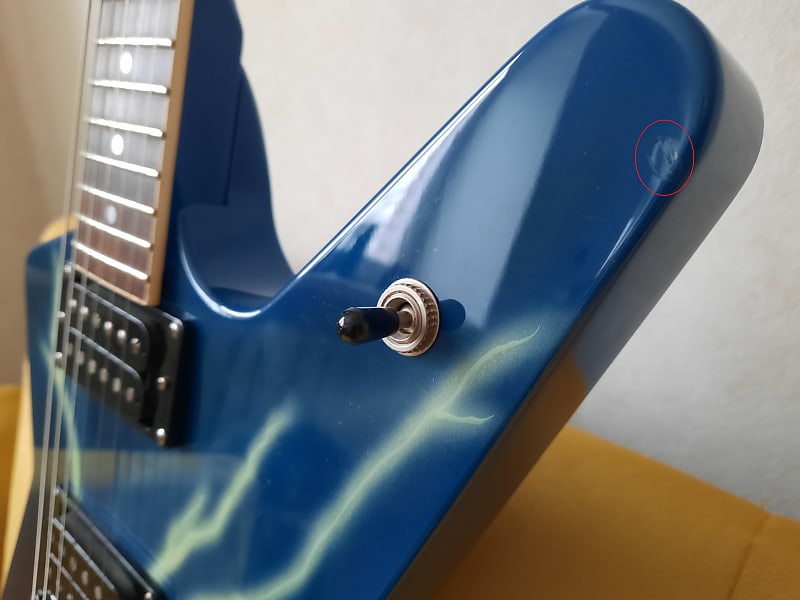 ESP Edwards EP-90 1990's - Blue Bolt | Reverb