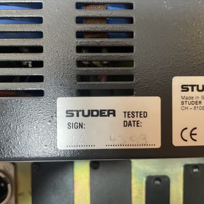 Studer A-807 2-Track Tape Machine image 7