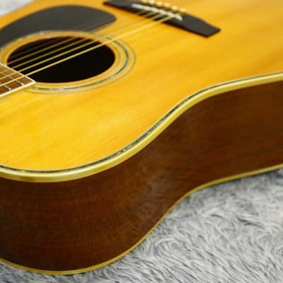 1970's made Japan vintage Acoustic Guitar MORALES M-250 Made in Japan image 8