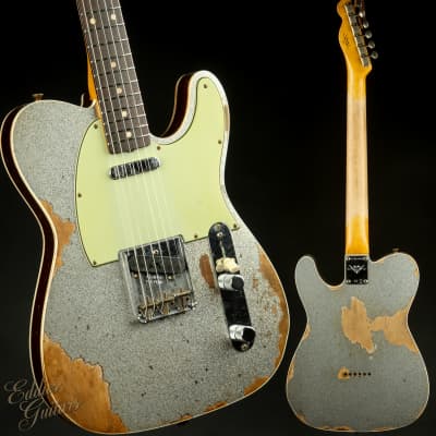 Fender Custom Shop 1960 Telecaster Custom Heavy Relic - Silver Sparkle image 1