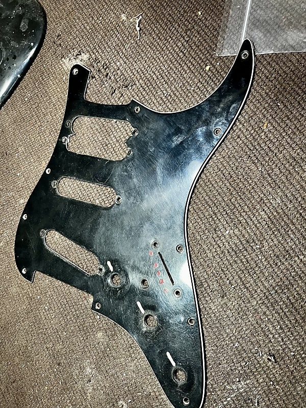 Fender Pickguard black 1979 image 1