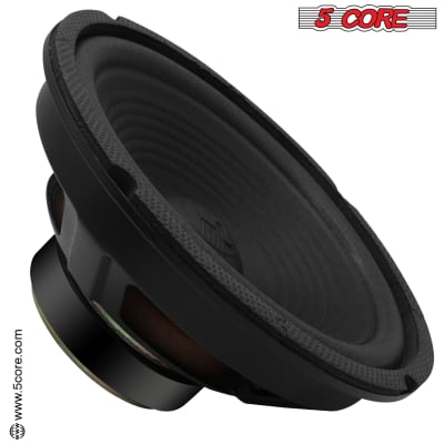 5 Core 8 Inch Subwoofer 2Pack • 500W PMPO 4 Ohm Car Bass Sub Woofer • Replacement Speaker w 0.81" Voice Coil • Bocinas Para Carro- WF 8"-890 2 PC image 2