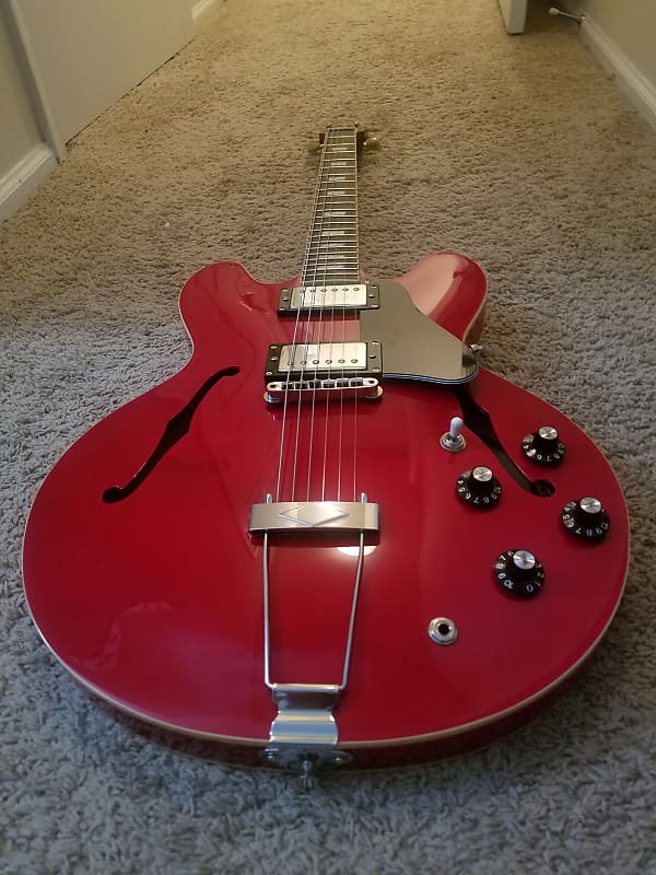 Burny (Fernandes) RSA 70 2015 Cherry (ES 335 copy) | Reverb