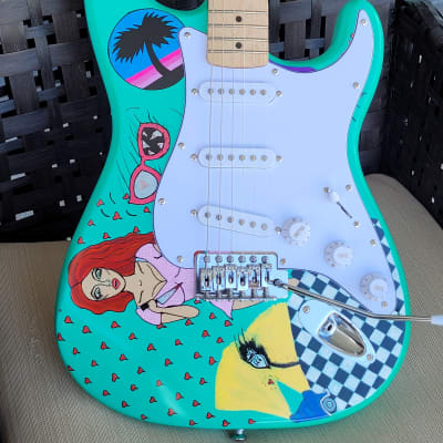 Chandler San Francisco Stratocaster Reissue 57 1999 2 tone