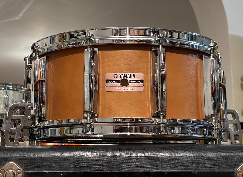 1983 Yamaha SD-065GA 000 Series Real Wood Birch Snare Drum