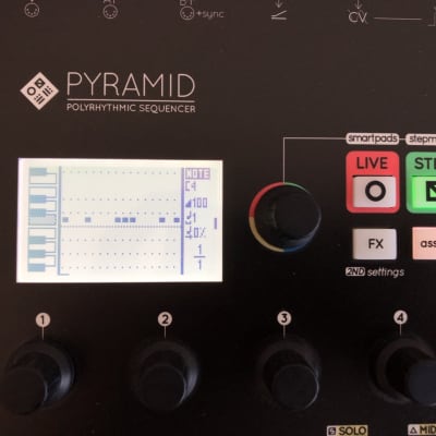 Squarp Pyramid Mk1 with Accelerometer - 64 track MIDI and CV super sequencer image 10