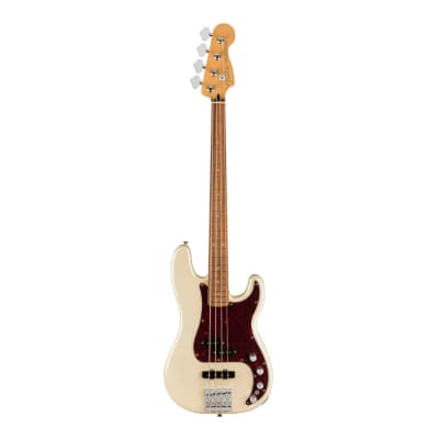 Fender Player Plus Precision 4-String Bass Guitar (Right-Hand, Olympic Pearl) image 1