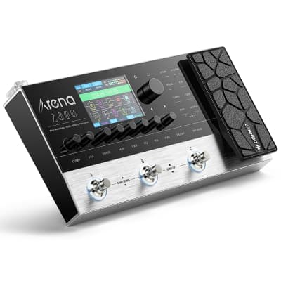 Donner Arena 2000 Guitar Multi-Effects Pedal with 278 Effects, 100 IRs, Looper, Drum Machine, Amp Modeling, XLR and MIDI Support for sale