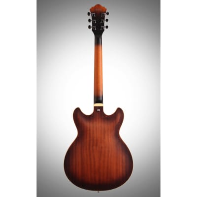 Ibanez AS53 Artcore Semi-Hollowbody Electric Guitar, Flat Tobacco Flat image 6