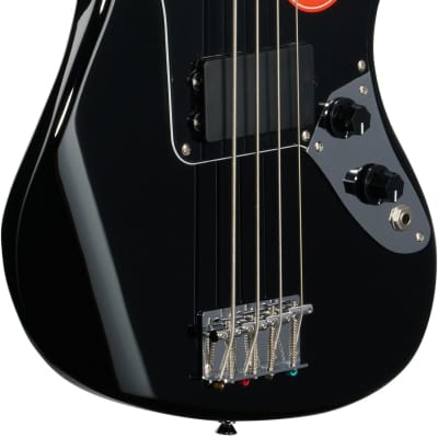 Squier Affinity Jaguar Bass H Electric Bass,  Maple Fingerboard, Black image 4