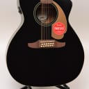 Fender Villager 12-String V3 Acoustic-Electric Guitar Jetty Black