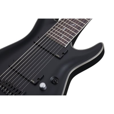 Schecter Damien Platinum-9 9-String Electric Guitar Satin Black image 5