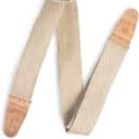 Levy's Leathers 2“ Wide Hemp Guitar Strap, Natural