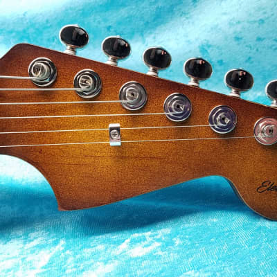 USA Jazzmaster Style Guitar, Duncan A-II Pickups, Warmoth Neck, Custom Purple'burst  Paisley 2021 image 3