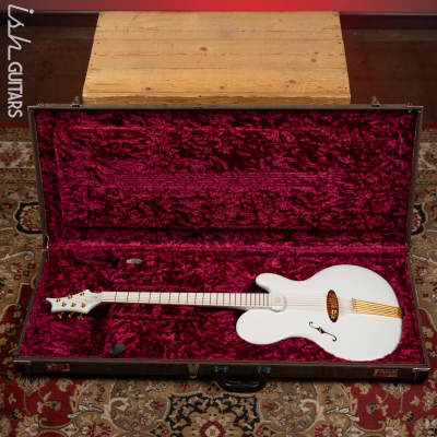 2010 Ritter Princess Isabella CO Edition Baritone Guitar White image 16